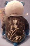 The Back of each Elvis Presley Teddy Bear is also detailed with pictures, movie or concert related paintings