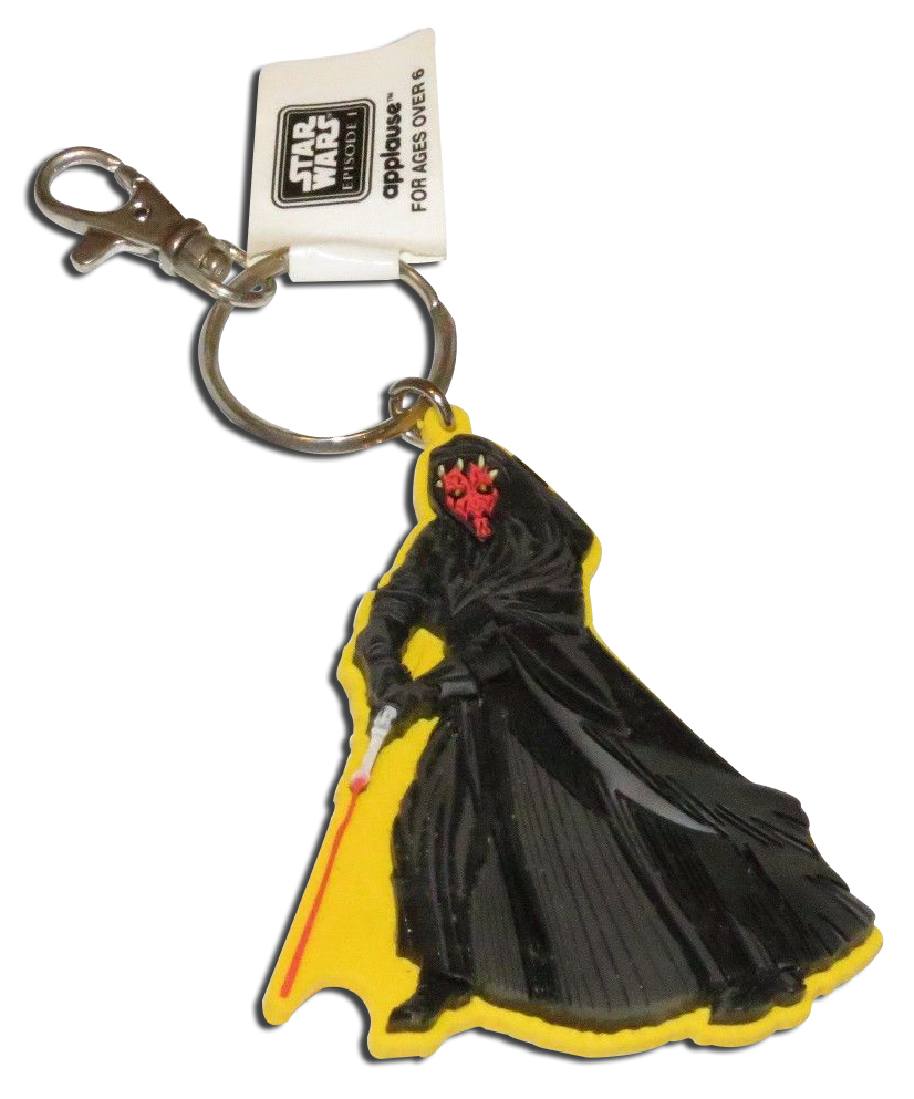 Star Wars Collectible Darth Maul Vinyl Key Chain - made by Applause; item is dated 1999