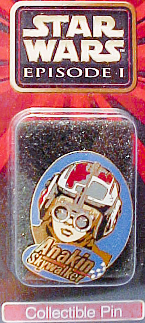 Star Wars Episode 1 Anakin Skywalker Cloisonne Collector Pin