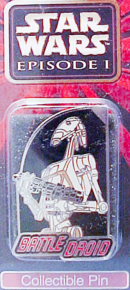 Star Wars Episode 1 Battle Droid Cloisonne Collector Pin