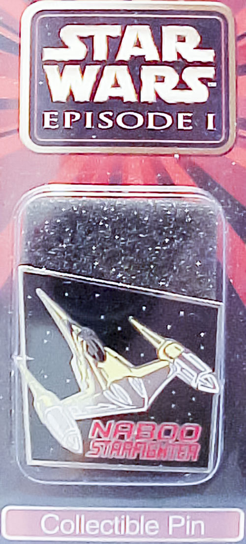 Star Wars Episode 1 Naboo Starfighter Cloisonne Collector Pin
