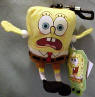 Nickelodeon SpongeBob Plush Clip On YIKES - Tag reads: "Flippin' Flotsam"
