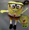 SpongeBob Plush Clip On with Glasses Looks Smart - Tag reads: These make me look so smart