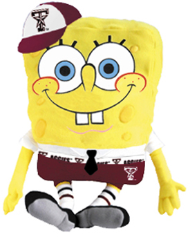 College Dressed Large Plush SpongeBob