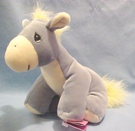 Collectible donkeys from cuddly soft plush to Precious Moments collectibles.
