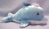 Precious Moments Tender Tail Bean Bag Plush Blue Dolphin - Introduced Sept. '99