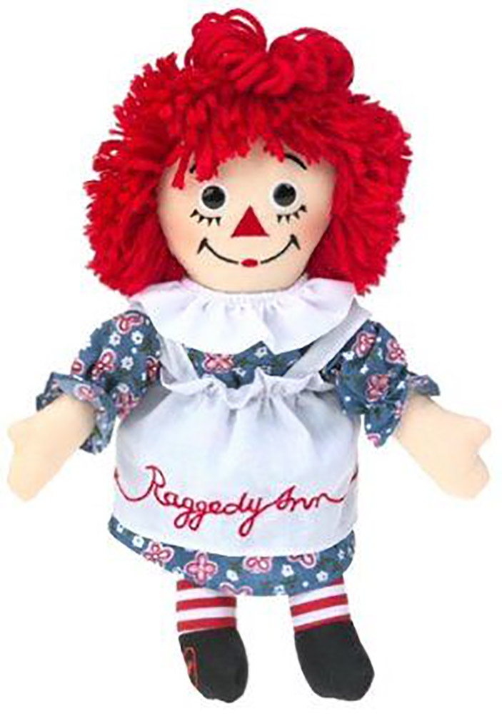 Raggedy Ann and Andy are adorable as these medium plush Rag Dolls. Both in the regular edition of the rag dolls and the Anniversary editions.