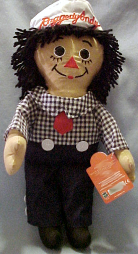 Ethnic Raggedy Andy is adorable all dressed up in his Classic Sailor Suit as a Rag Doll.