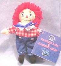 Raggedy Andy Plush Finger Puppet
- made by Applause