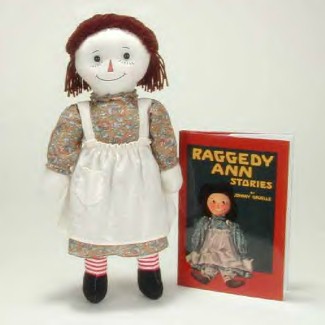 Storybook Doll #1 Limited Edition Raggedy Ann with Magic Pebble 
- The first doll in the Storybook Adventure Dolls Series.
- Limited Edition of 10,000.
- Comes in a storybook box with lid and a hand numbered certificate of authenticity.
- made by Applause