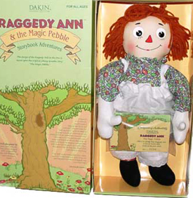 Storybook Doll #1 Limited Edition Raggedy Ann with Magic Pebble 