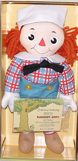 Storybook Doll #5 Limited Edition Raggedy Andy Goes Sailing