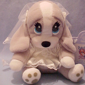 Communion Sad Sam and Honey Basset Hounds are dressed in their Communion best as these cuddly soft plush stuffed animals.
