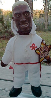 White's Guide Plush Doll Dennis Rodman Blonde with AIDS insigna - Limited Edition of 3,000