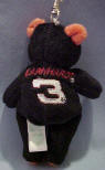 back of NASCAR Salvino's Bammers Teddy Bear Key Chain Dale Earnhardt