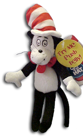 cat in the hat plush stuffed animal toys of the Cat in the Hat