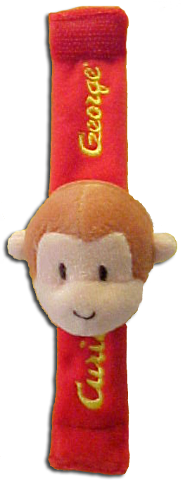Curious George Baby Wrist Rattles