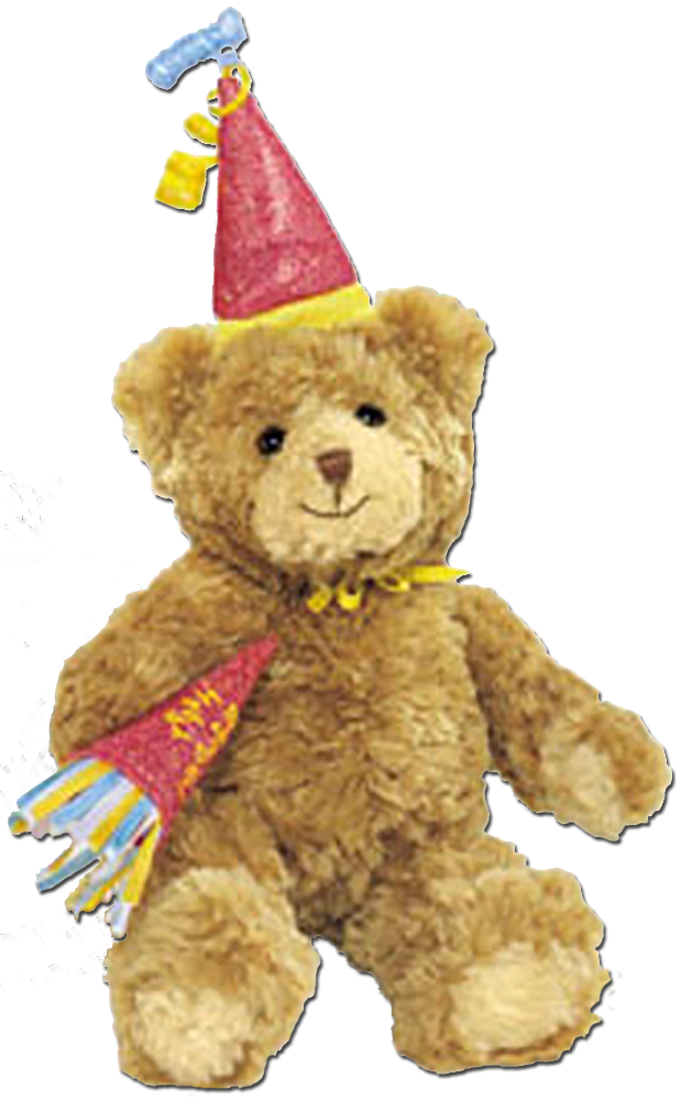 What better way to say Happy Birthday then a Gund Teddy Bear wearing Party clothes on these Birthday Teddy Bears.