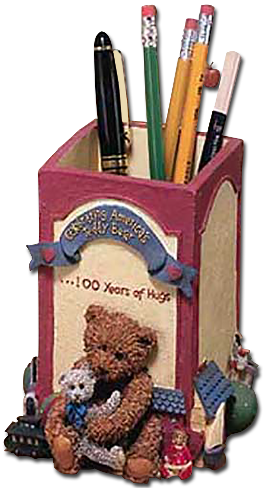 Gund Patriotic Teddy Bear Pencil Holder and Note Holder are adorable and perfect for that unique gift for the Teddy Bear Collector!