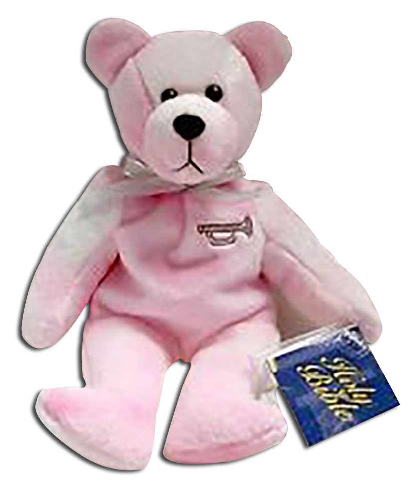 A Christian gift to announce a new baby. These adorable teddy bears were made by Holy Bears and make the perfect gift for the Annunciation of a little gift from God!