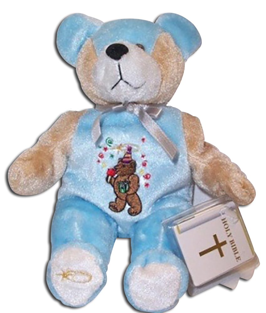 Teddy Bears to wish that special someone Happy Birthday! We have a great selection of Religious Teddy Bears that make GREAT Birthday Gifts!