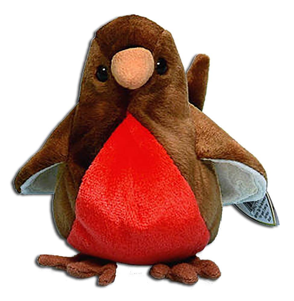 stuffed animal robin