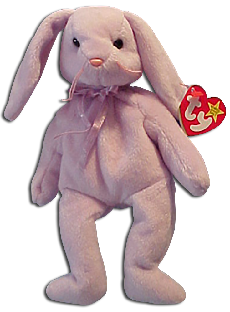 TY Bunny rabbits stuffed animal bean bag plush toys