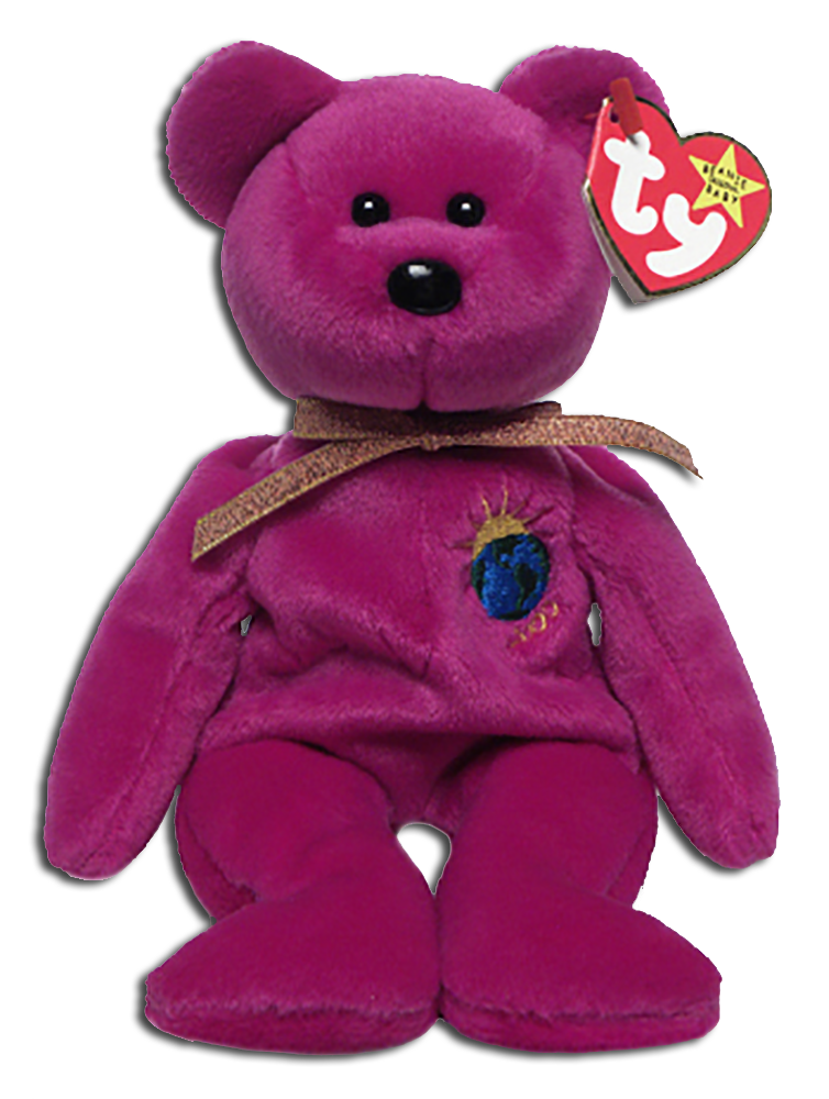 TY Beanie Babies have been made for the Holidays and here we have the Millennium Editions!
