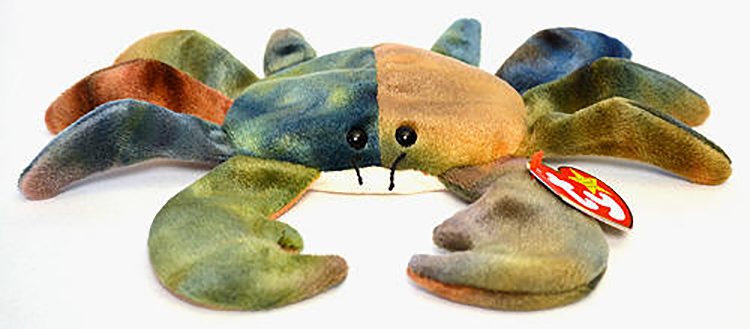 TY Beanie Babies are adorable Sea Creatures. From Crabs to Whales, all are just full of beans.