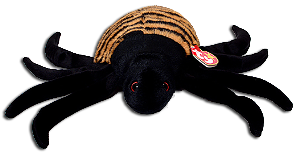 Adorable TY Buddies are perfect counterparts to the TY Beanie Babies. The insect world was not left out find stuffed spiders and worms.