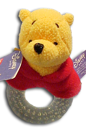 Baby Gund Disney Pooh Teether - Can be refrigerated