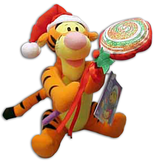 christmas tigger plush